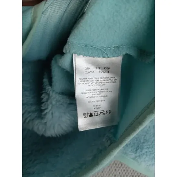 Columbia Benton Springs Fleece Performance Jacket Womens Medium Light Teal Blue - Picture 6 of 11